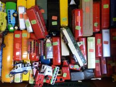 Approximately fifty-five Dinky, Dinky Supertoys, Corgi, Matchbox and other diecast model vehicles,