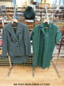A WW2 WVS uniform including jacket, skirt, beret,