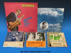 Approximately 50 jazz records comprising 40 LP's and 10 EP's.