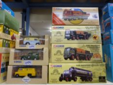 Twelve Corgi and Corgi Classics diecast model vehicles,