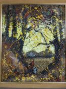 George Richard Deakins (1911-1981) 	impressionist oil on board,