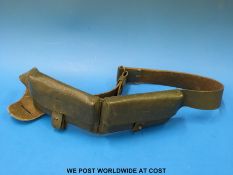 An Italian army ammunition pouch belt