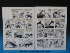 Supergran children's TV series staring Gudrun Ure & Ian Cuthbertson: two black and white with grey