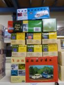 Eleven Vanguards diecast model vehicles and vehicle sets to include Ford Anglia & Hillman Imp