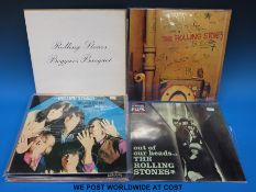 Nine Rolling Stones LPs,