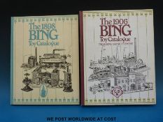 A 1991 print of the 1906 Bing toy catalogue including 1907 supplement with illustrations of toy