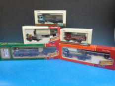 Six Corgi Road Transport Heritage diecast model lorries cc10601, cc11609, cc13306, cc13309,