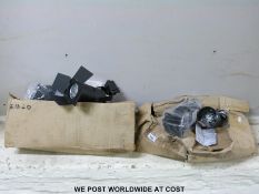 A quantity of industrial style lights