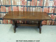An oak refectory table (L168 x H72 x W80cm)
