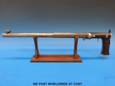 William Billinghurst, Rochester, New York .38 calibre under-hammer percussion buggy rifle with 17.