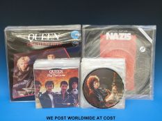 An excellent collection of mostly Queen (group and solo) LPs and singles consisting of 7x LPs,