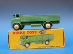 Dinky Toys die cast model Forward Control Lorry 420 in original box.