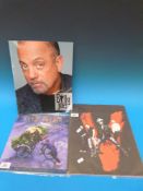 Three autographed tour / concert programmes comprising Deep Purple fully signed,