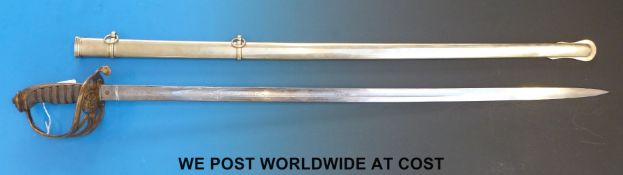 A 1854 pattern infantry officer's sword by Hobson & Sons, Little Windmill Street, London W,