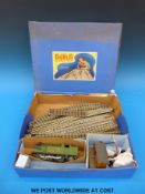 A Hornby Dublo 00 gauge EDG7 tank goods train set with accessories and LNER 0-6-2 9596 locomotive