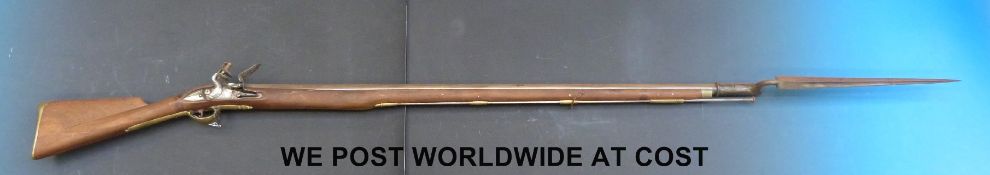 Flintlock rifle with 46