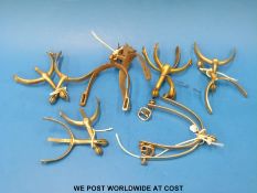 Six pairs of spurs including continental,