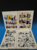 Please Sir! sitcom starring John Alderton, Derek Guyer; two black and white,