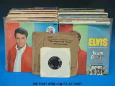 About 100x Elvis Presley records,