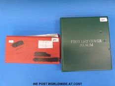 An interesting collection of first flight air mail covers in two albums.