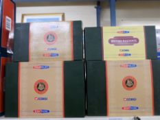 Four Corgi Premium diecast model vehicles, three from the British Road Services series cc11405,