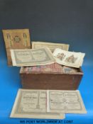 Der Geschickte Baumeister building blocks set in original wooden box