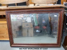 Two bevelled edge mirrors