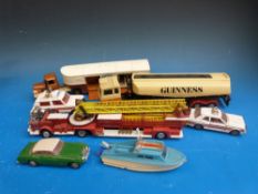 Eight Corgi die cast model vehicles.