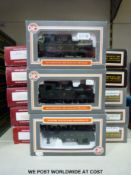 Three Dapol 00 gauge locomotives together with 18 carriages and wagons,