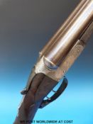 George Edward Lewis 12 bore side by side shotgun with Anson & Deeley's patent boxlock action,