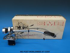SME 3009 series II high performance precision turntable pick-up arm, with box.