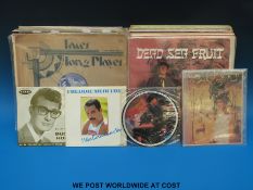 About 40x records of various genres and conditions.