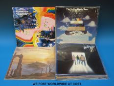 Ten Moody Blues LPs,