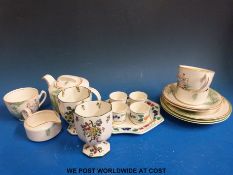 An Art Deco tea for two Bristol pottery tea set etc.