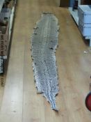 A taxidermy interest snakeskin believed to be 18ft long