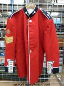 A Welsh Guards tunic, waist 42
