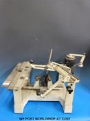 A Gravograph engraving machine complete with attachments and four sets of brass lettering,