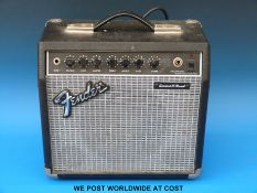 A Fender Sidekick 15 Reverb practise amplifier
