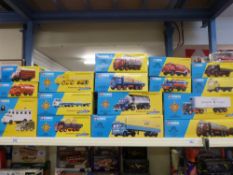 Sixteen Corgi Classics diecast model vehicles,