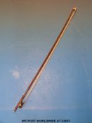 A named 'Corelli' violin bow with mother of pearl and ivory inlay