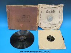 Approximately 170 shellac records plus a few 7