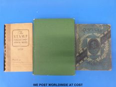 The Popular Stamp album of all world stamps and two stockbooks of mint GB stamps