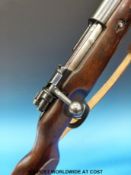 An 8mm Mauser bolt action rifle and bayonet 6307 PLEASE NOTE THAT A VALID RELEVANT FIREARMS/SHOTGUN