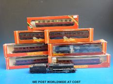 Two Hornby 00 gauge locomotives and tenders,