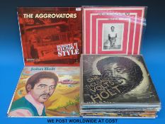 Approximately 30x Reggae LPs and 12” singles,