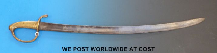 An infantry man's sidearm, possibly French,