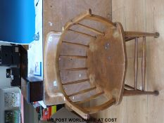 An Arts & Crafts style captain's chair