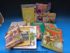 A collection of children's annuals to include Mickey Mouse 1949 Dean & Son Ltd,