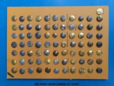 Seventy eight livery cuff buttons,