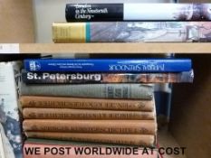 A collection of books relating to art - Victorian Painting, Interior Decorating,